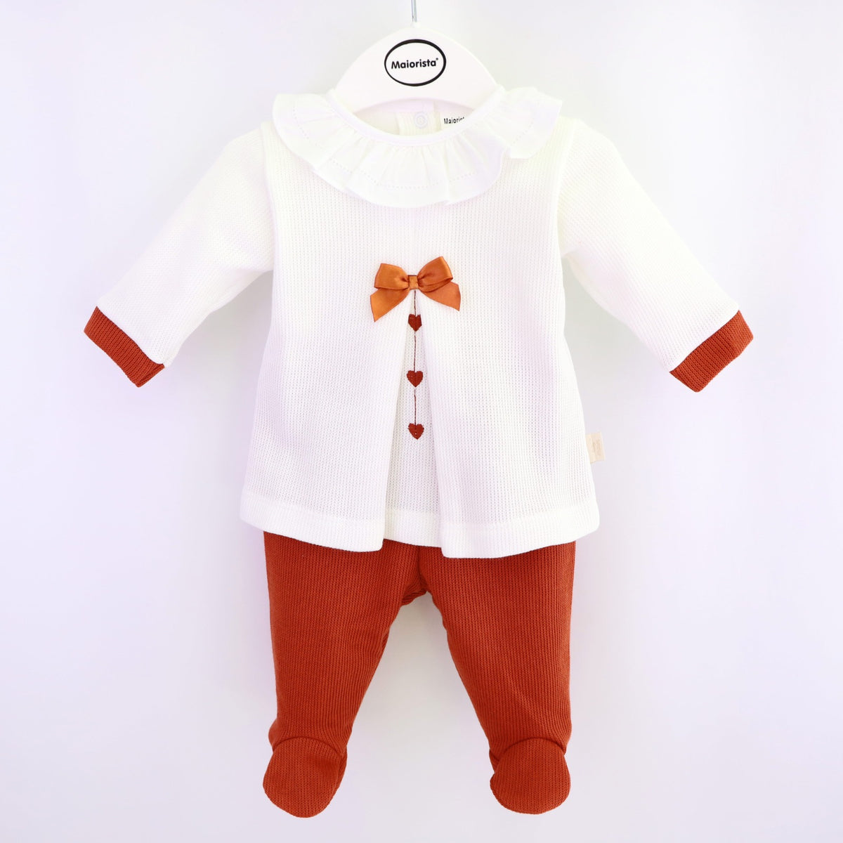 Conjunto algodão cardado outono inverno