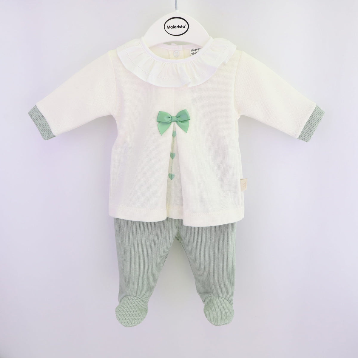 Conjunto algodão cardado outono inverno