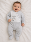 Babygrow cinza estrela